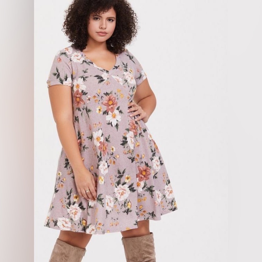 Torrid Mini Floral Dress